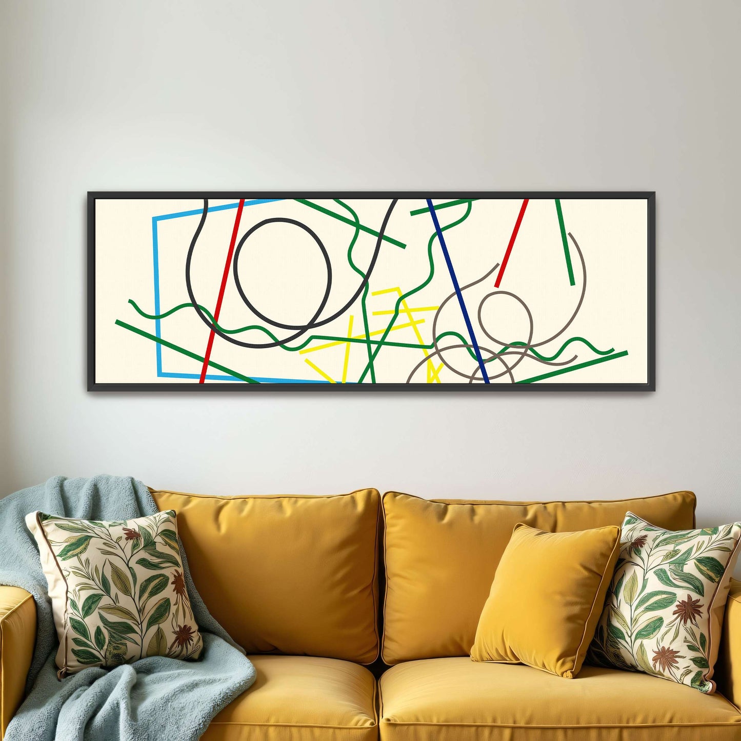 Abstract geometric lines and shapes by Myriam Thyes