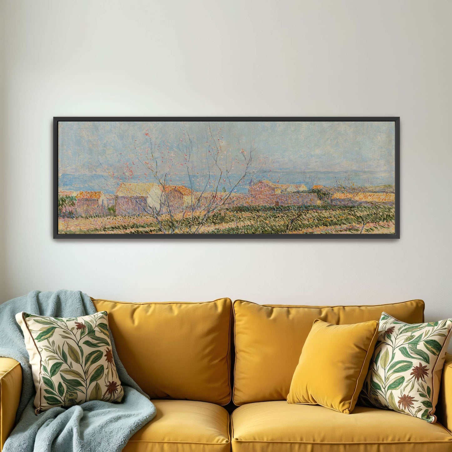 Countryside landscape with a tree by Paul Baum
