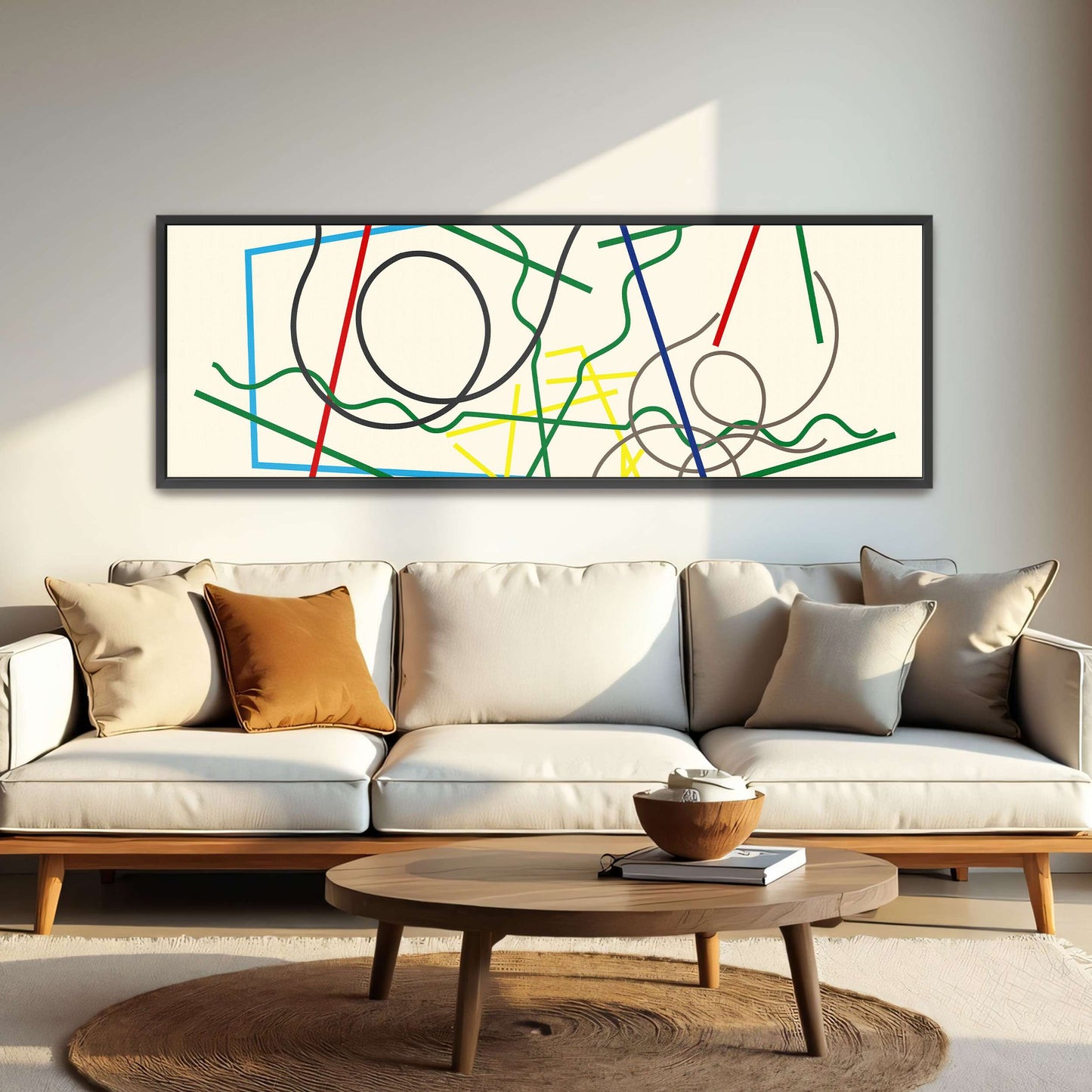 Abstract geometric lines and shapes by Myriam Thyes