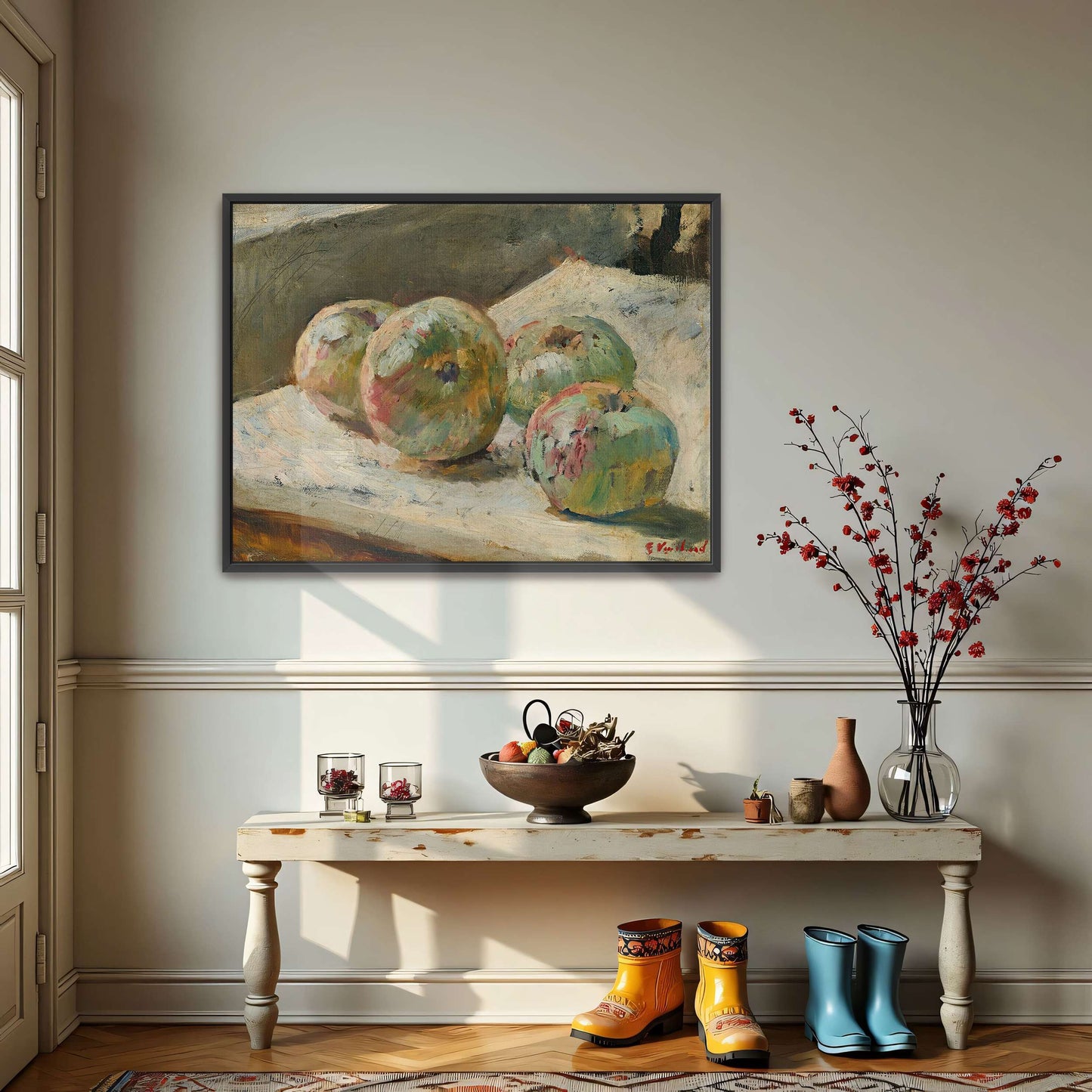 Still life with four apples by Édouard Vuillard