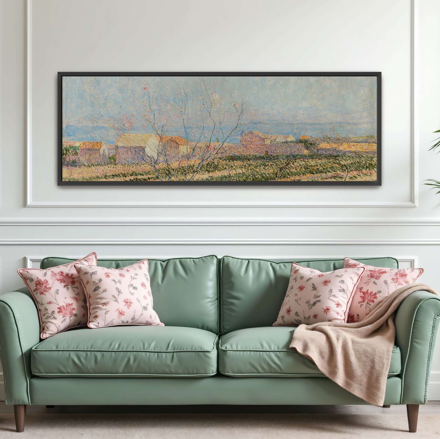 Countryside landscape with a tree by Paul Baum