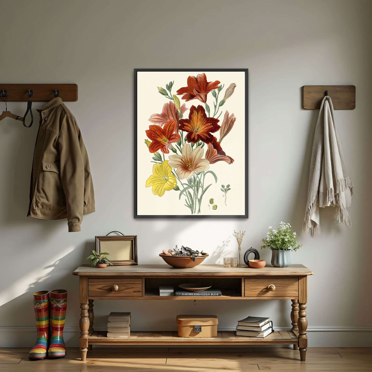 Botanical illustration of flowers by Edward Step