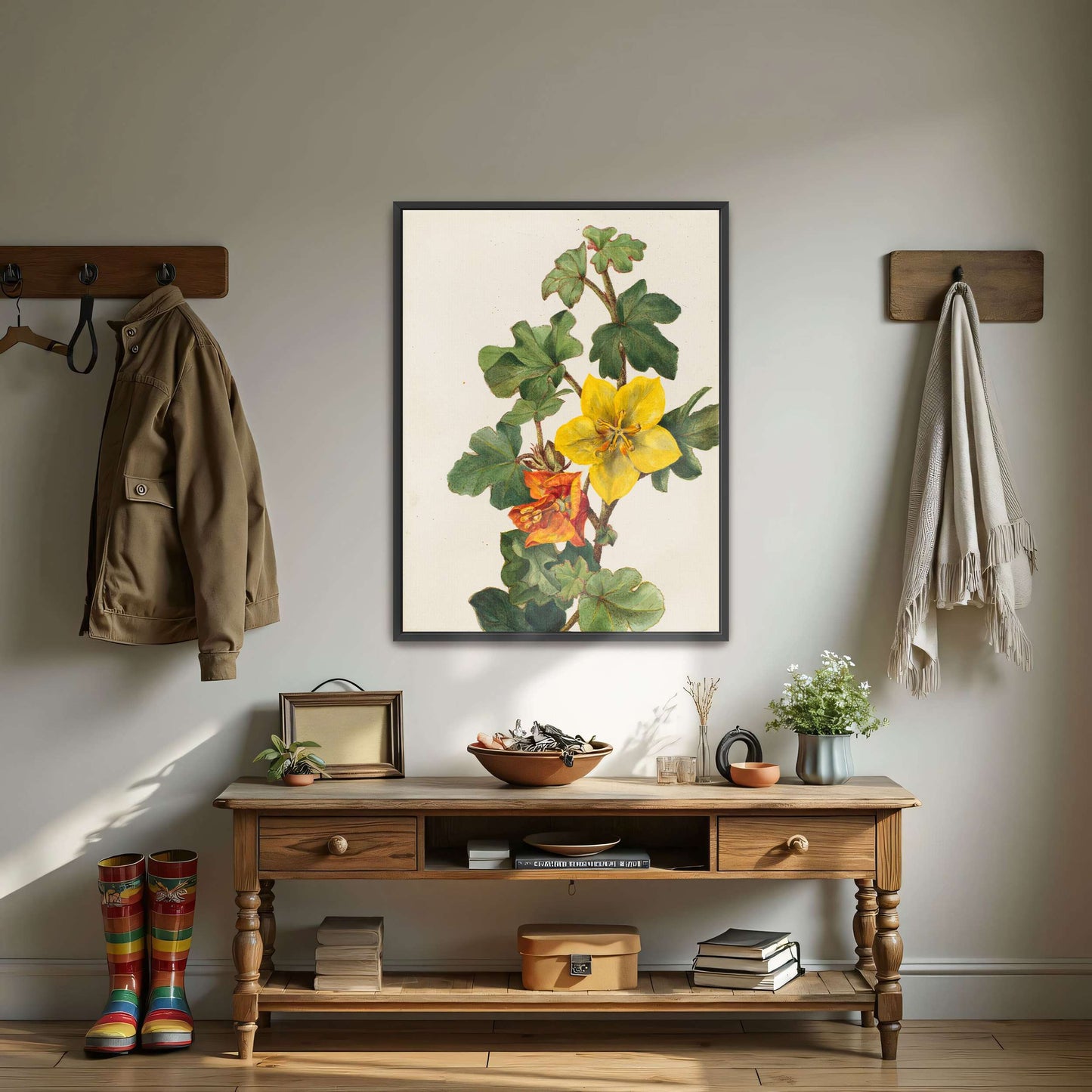 Yellow and orange flowers by Mary Vaux Walcott