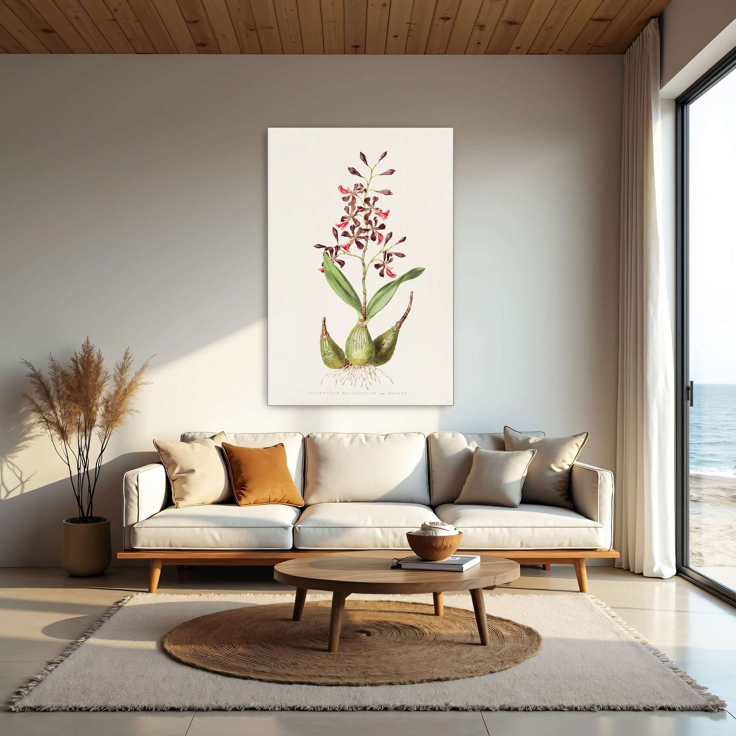 Orchid botanical illustration by James Bateman