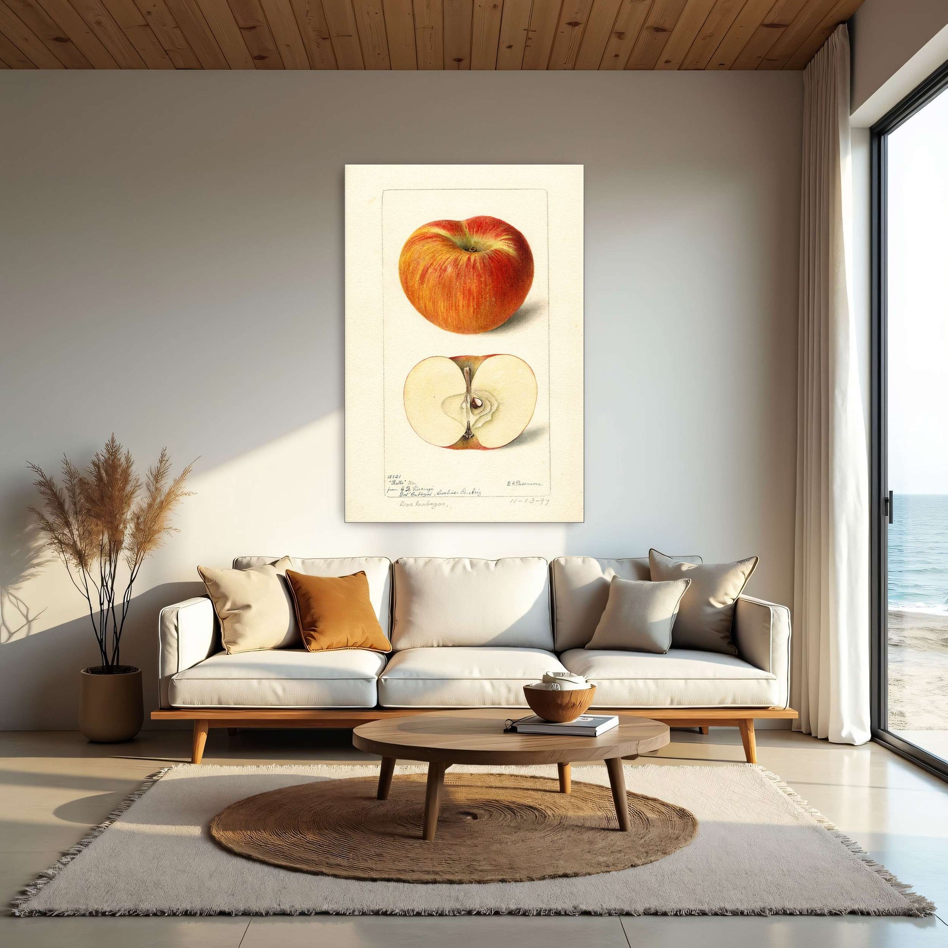 Apple watercolor painting by Deborah Griscom Passmore