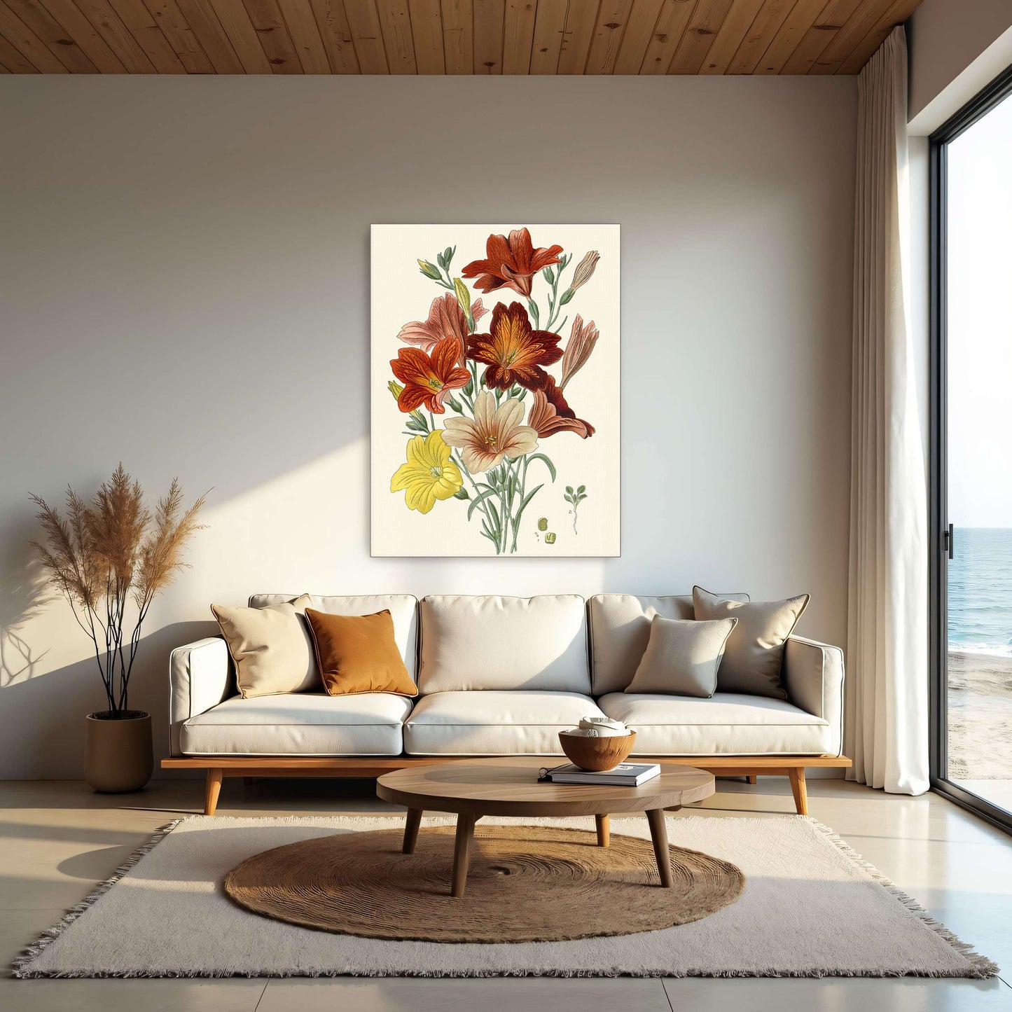 Botanical illustration of flowers by Edward Step