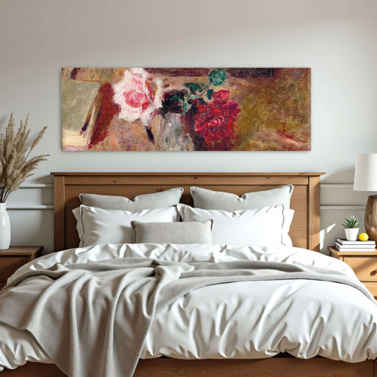 Still life with roses and a box by Édouard Vuillard