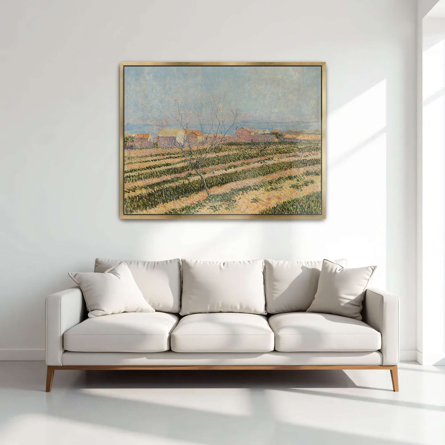 Countryside landscape with a tree by Paul Baum