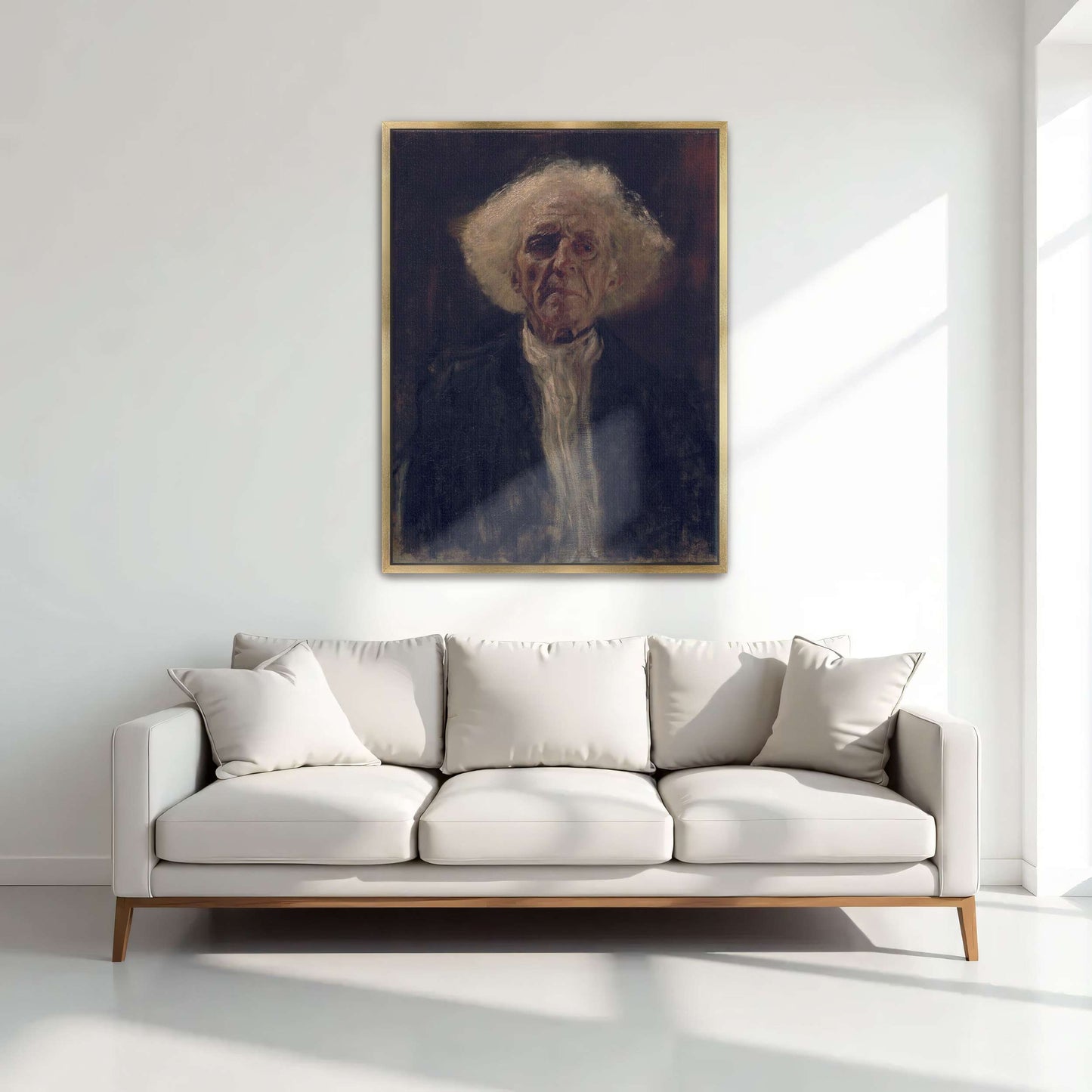 Portrait of an Elderly Man by Gustav Klimt