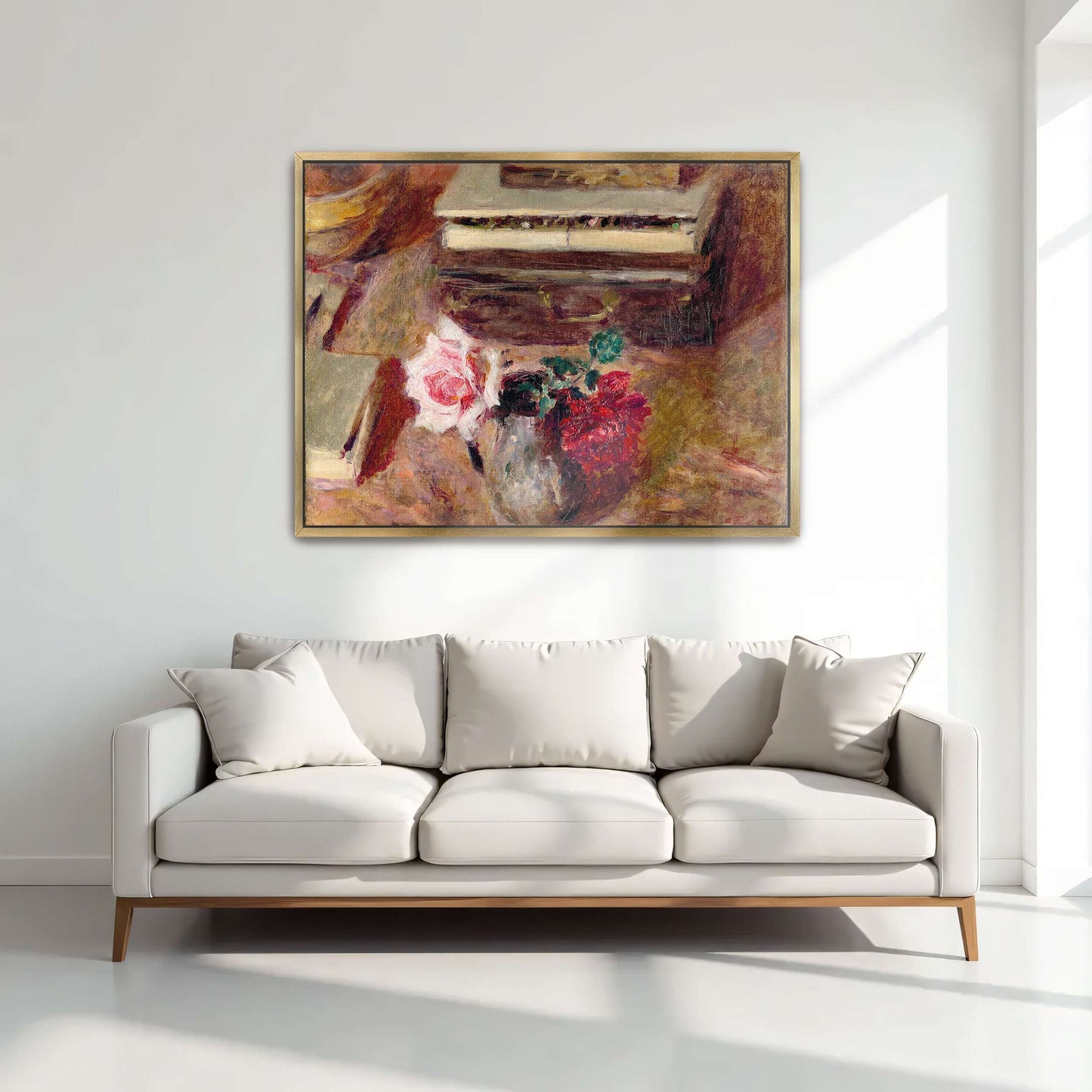 Still life with roses and a box by Édouard Vuillard