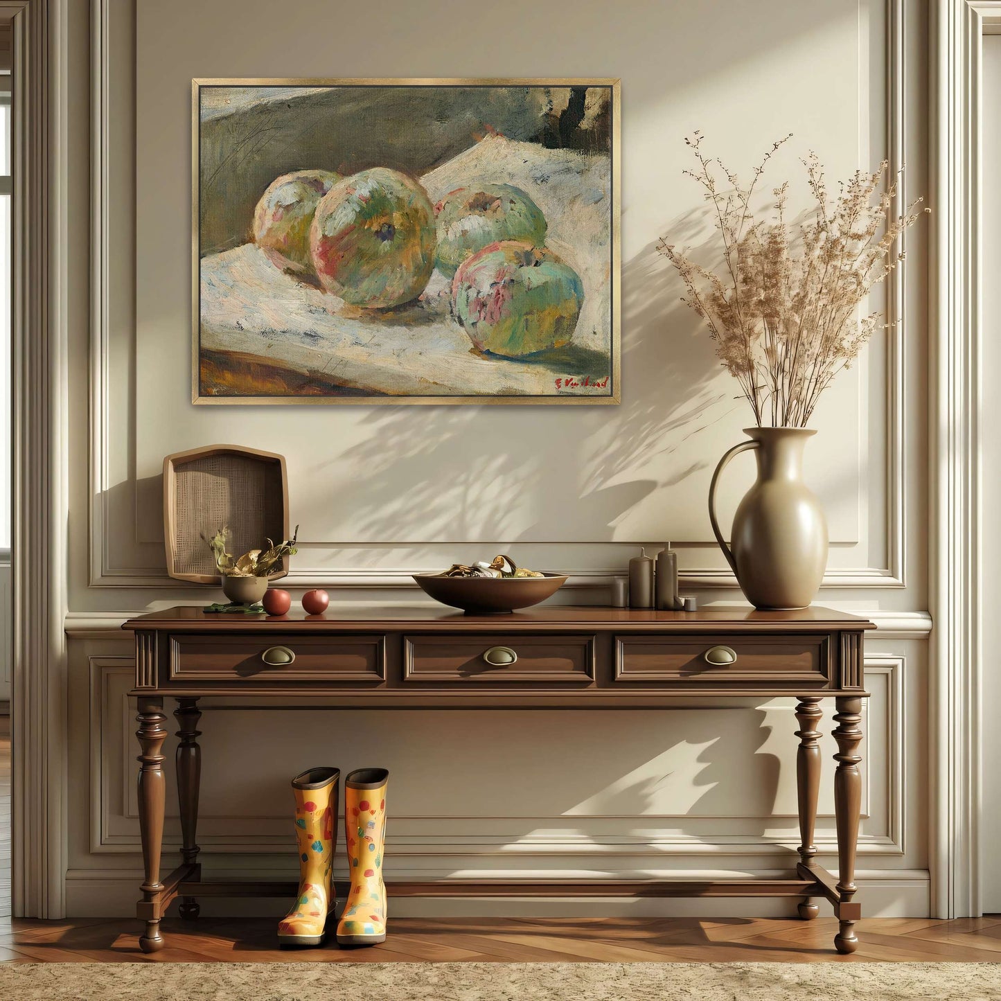 Still life with four apples by Édouard Vuillard