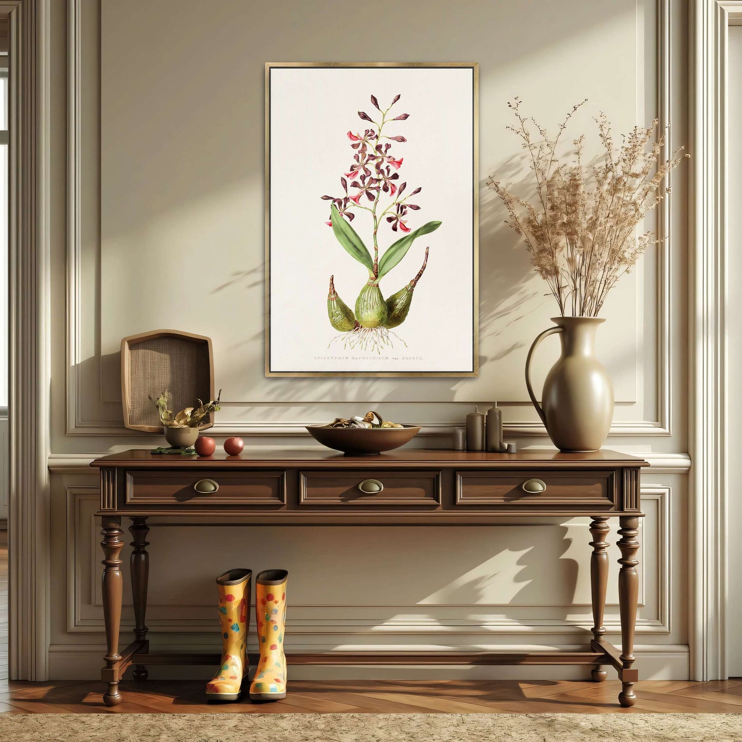 Orchid botanical illustration by James Bateman