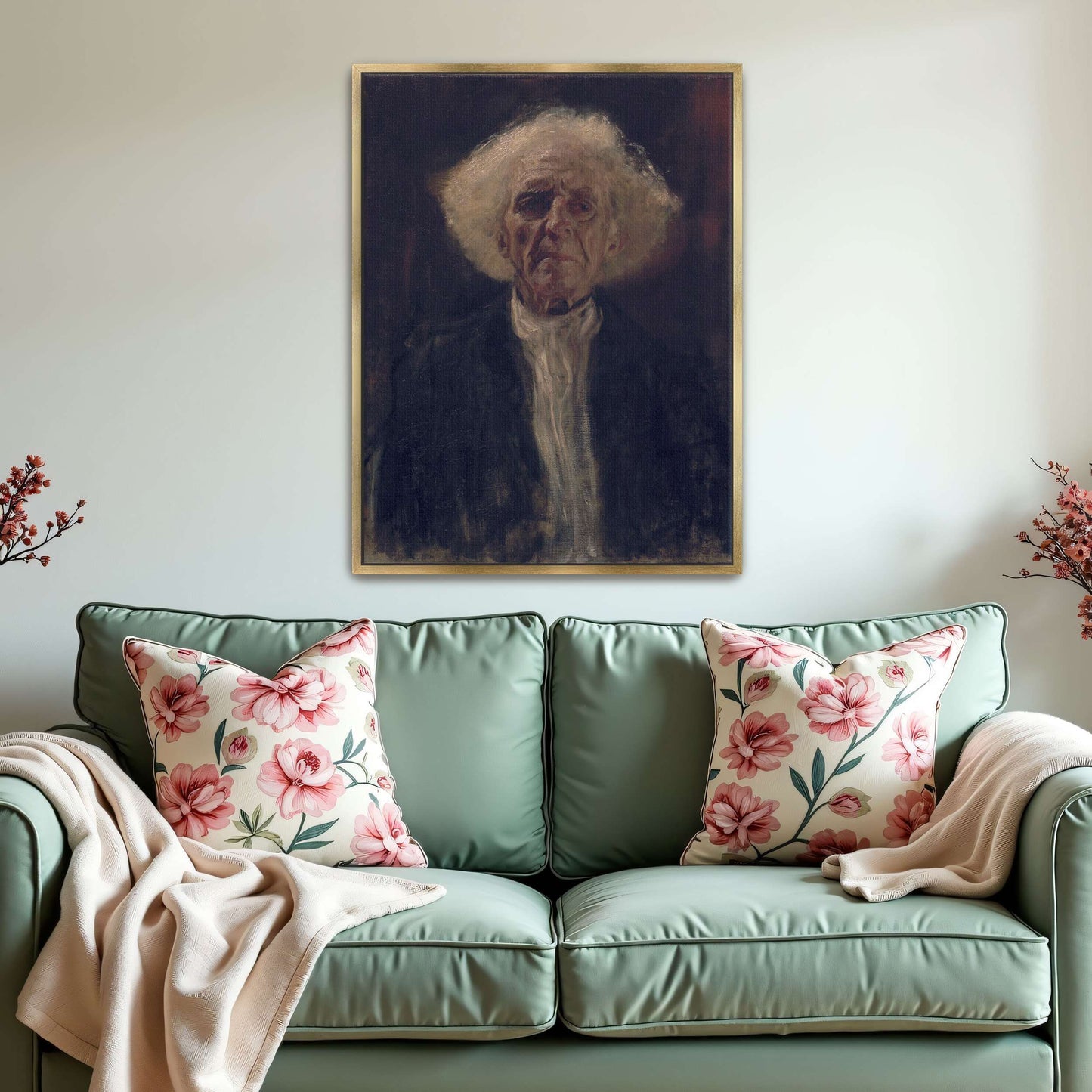Portrait of an Elderly Man by Gustav Klimt