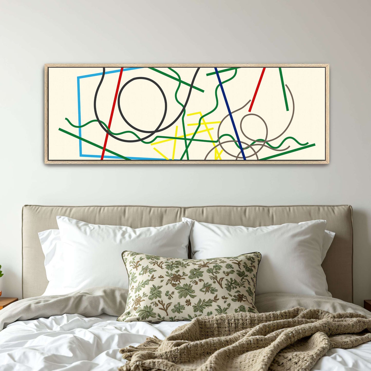 Abstract geometric lines and shapes by Myriam Thyes
