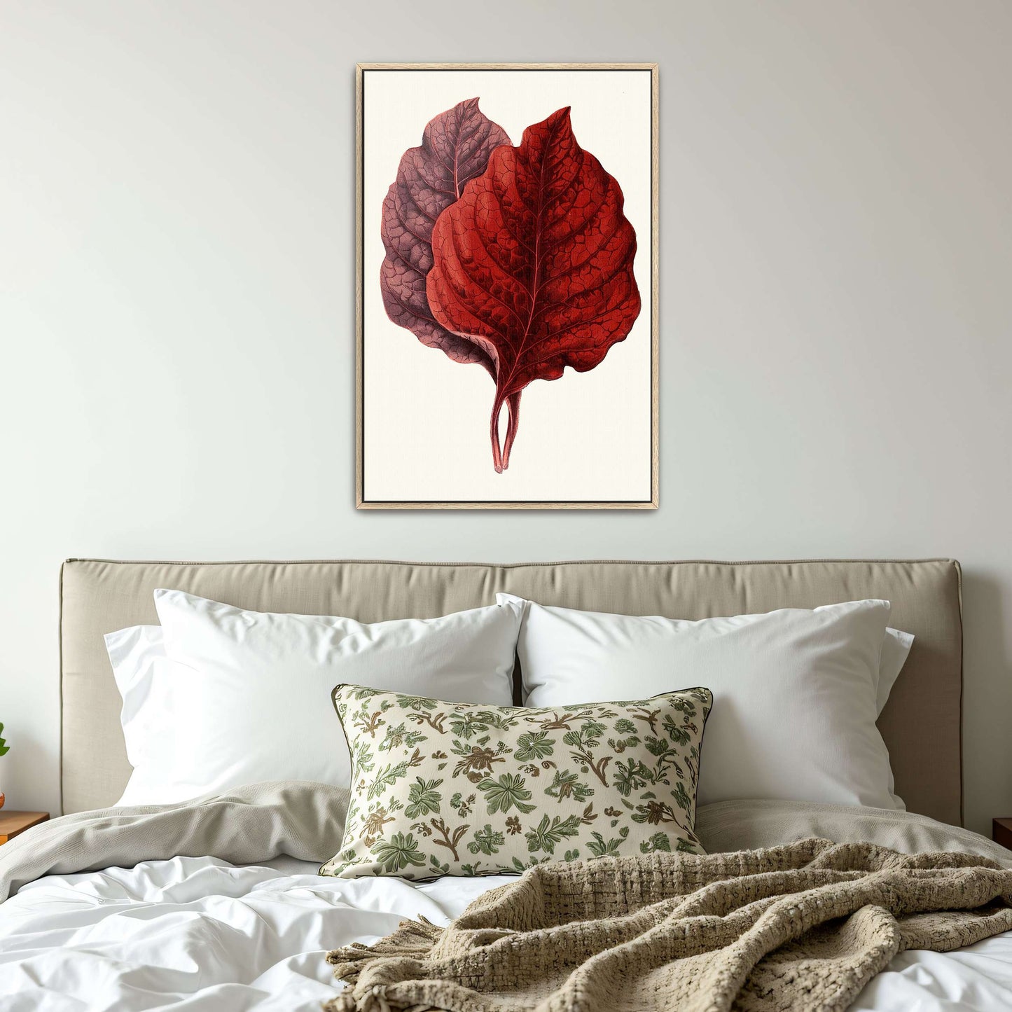 Red and Purple Plant Leaves by Edward Joseph Lowe