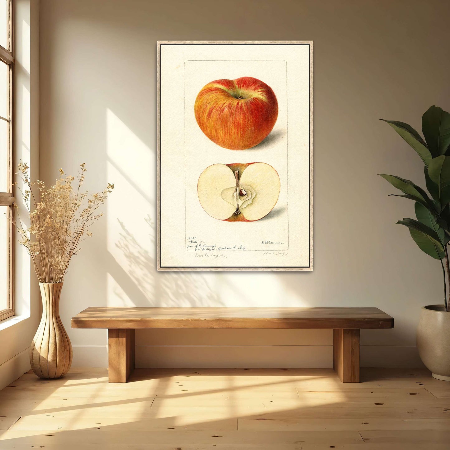 Apple watercolor painting by Deborah Griscom Passmore