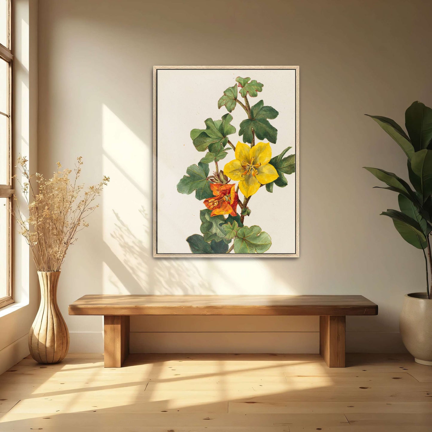 Yellow and orange flowers by Mary Vaux Walcott