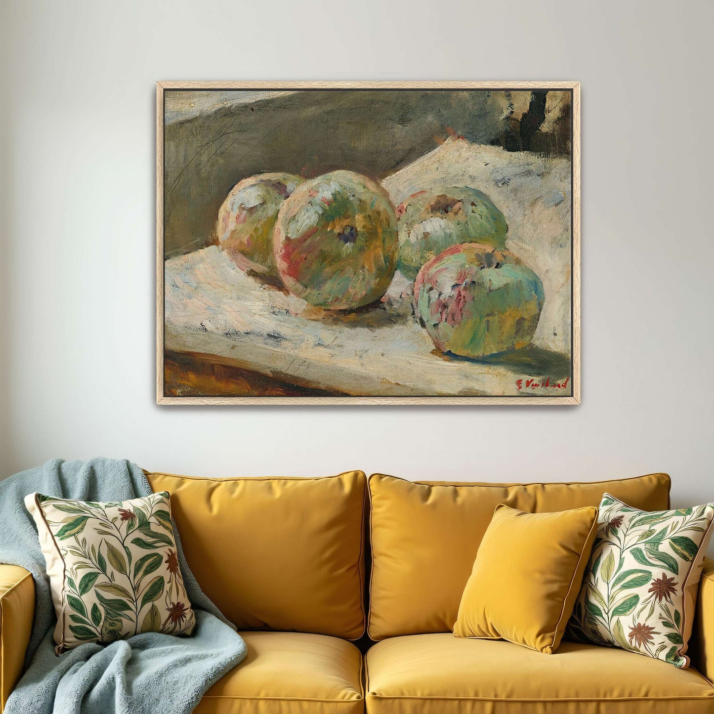 Still life with four apples by Édouard Vuillard