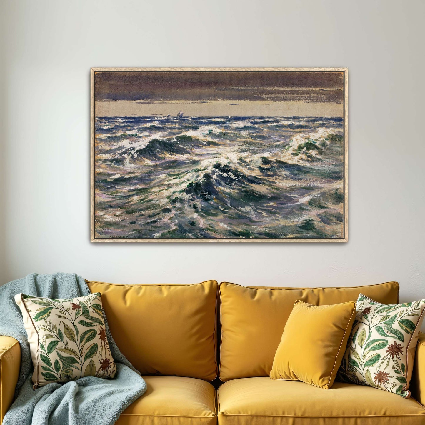 Choppy Waves on the Open Sea by William Henry Holmes