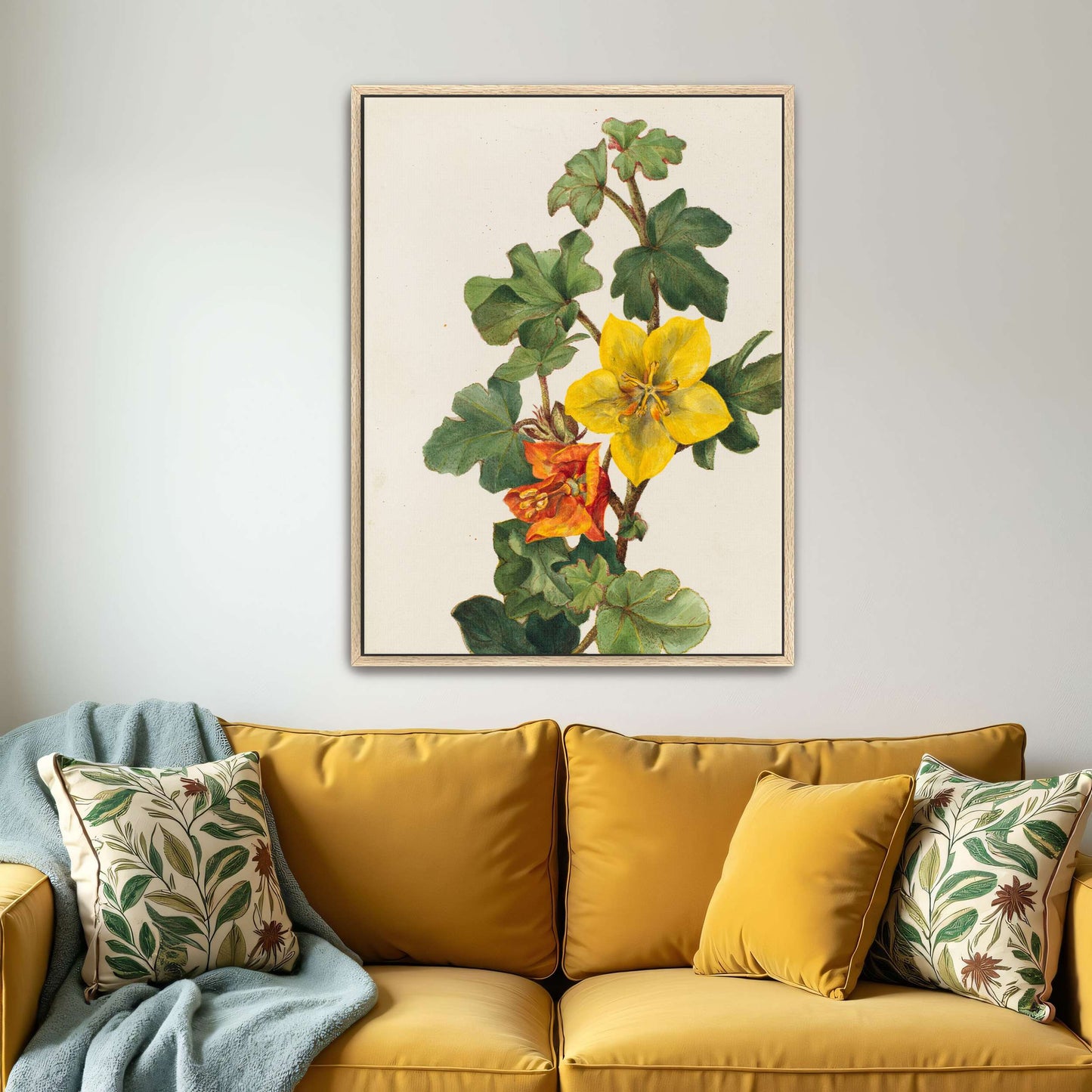 Yellow and orange flowers by Mary Vaux Walcott