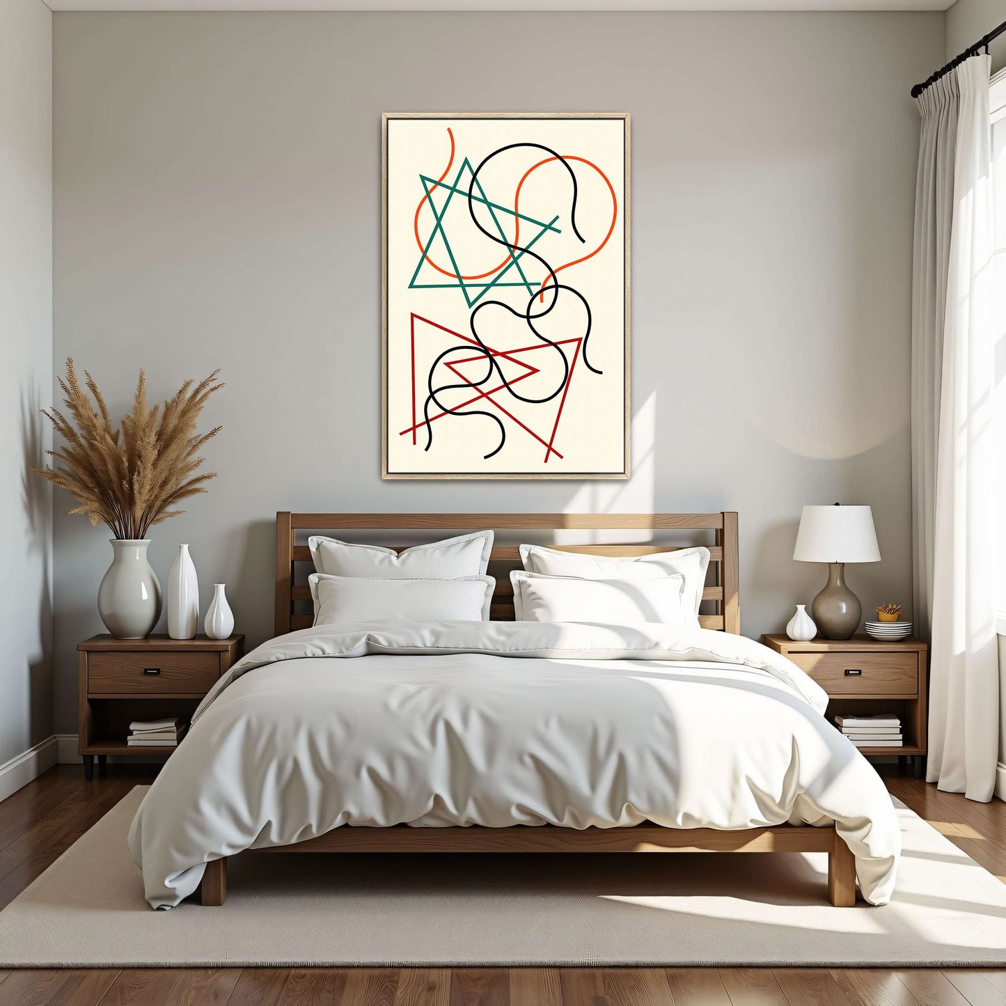 Abstract geometric line art by Myriam Thyes