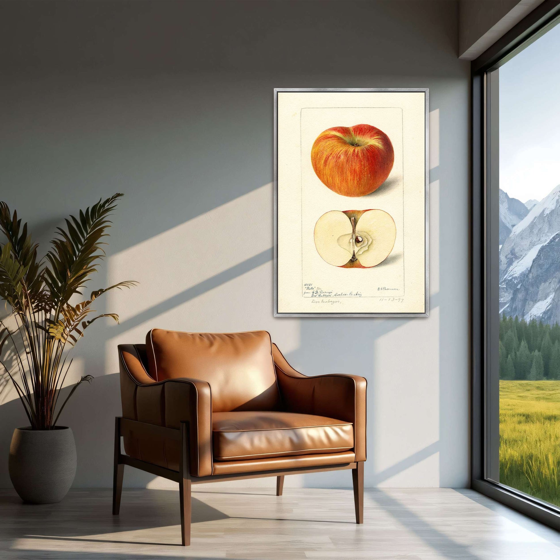 Apple watercolor painting by Deborah Griscom Passmore