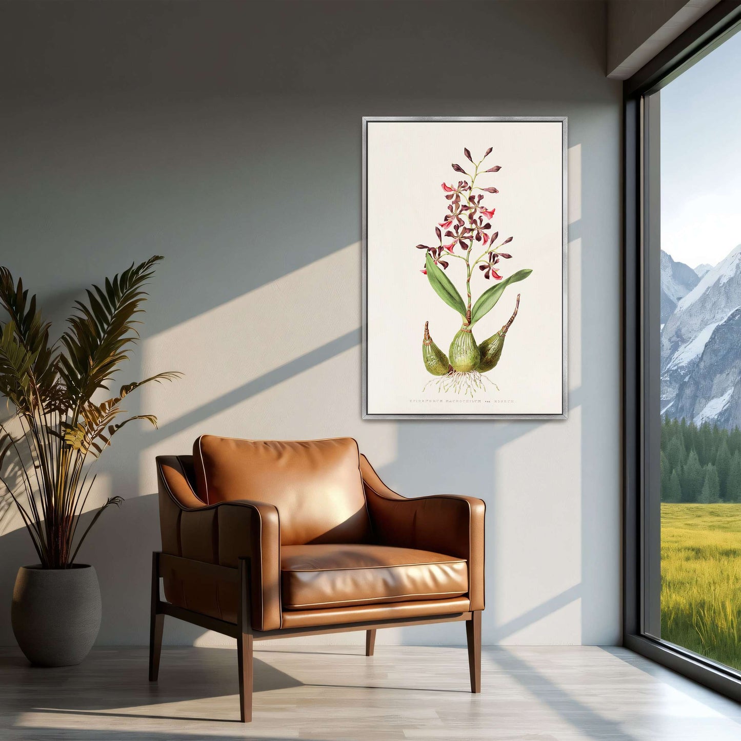 Orchid botanical illustration by James Bateman