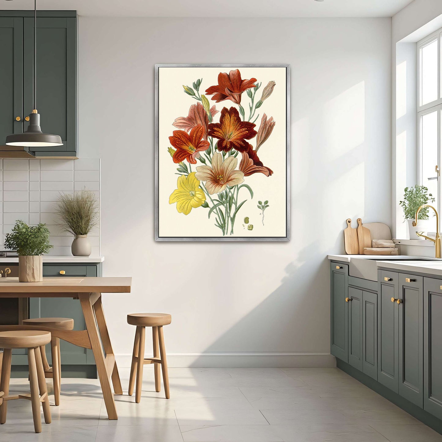 Botanical illustration of flowers by Edward Step