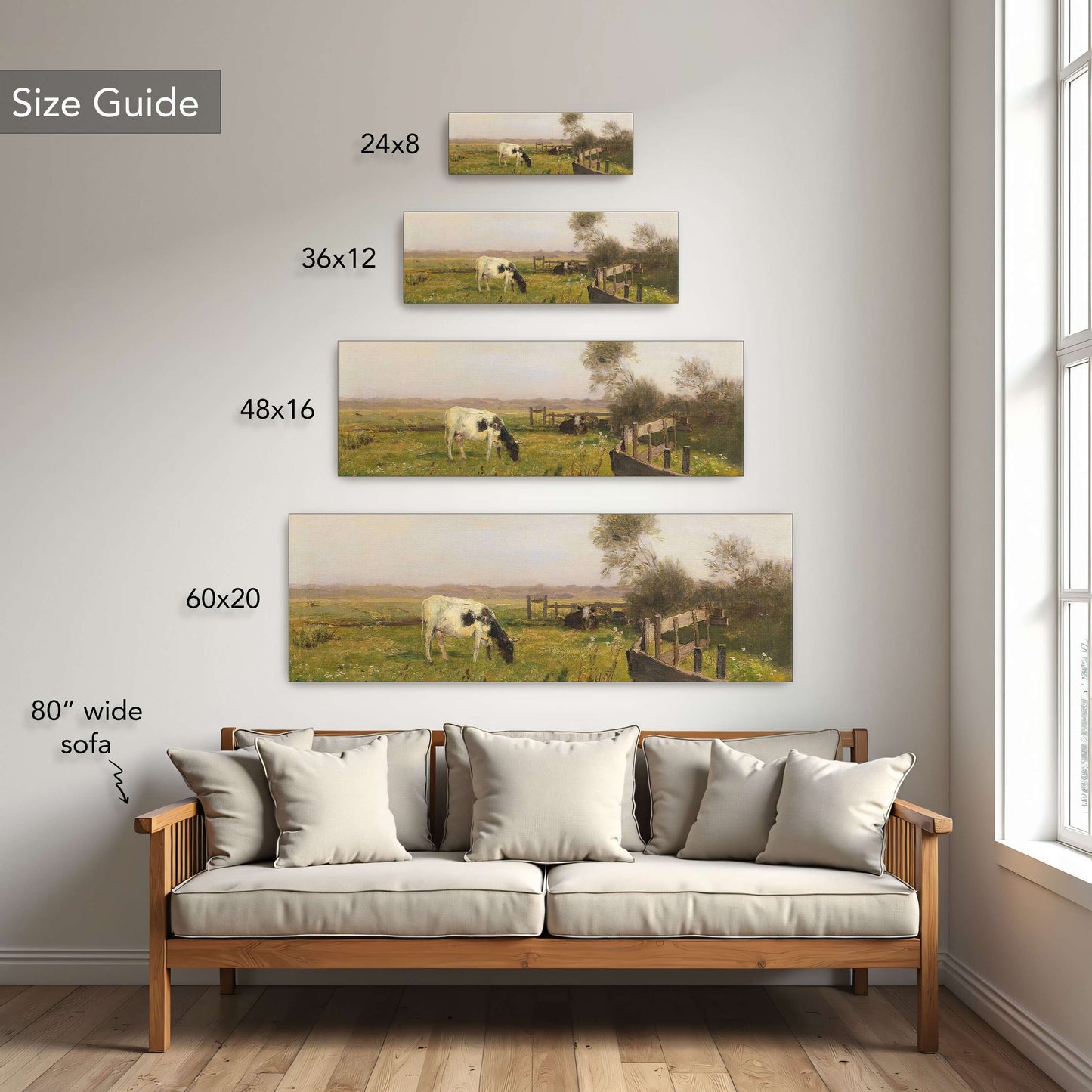 rural landscape with cows grazing in a field by Eugen Jettel