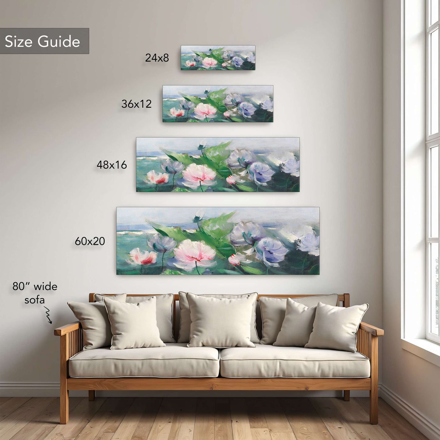Water lilies in a pond with green leaves by Karl Hagemeister