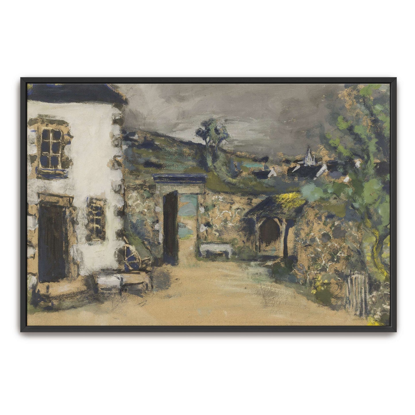 A Farmhouse in a Landscape by Édouard Vuillard
