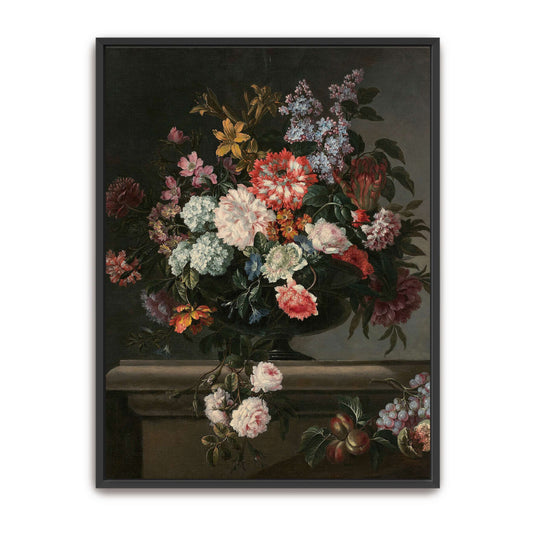 Still life with flowers and fruit by Jean-Baptiste Monnoyer