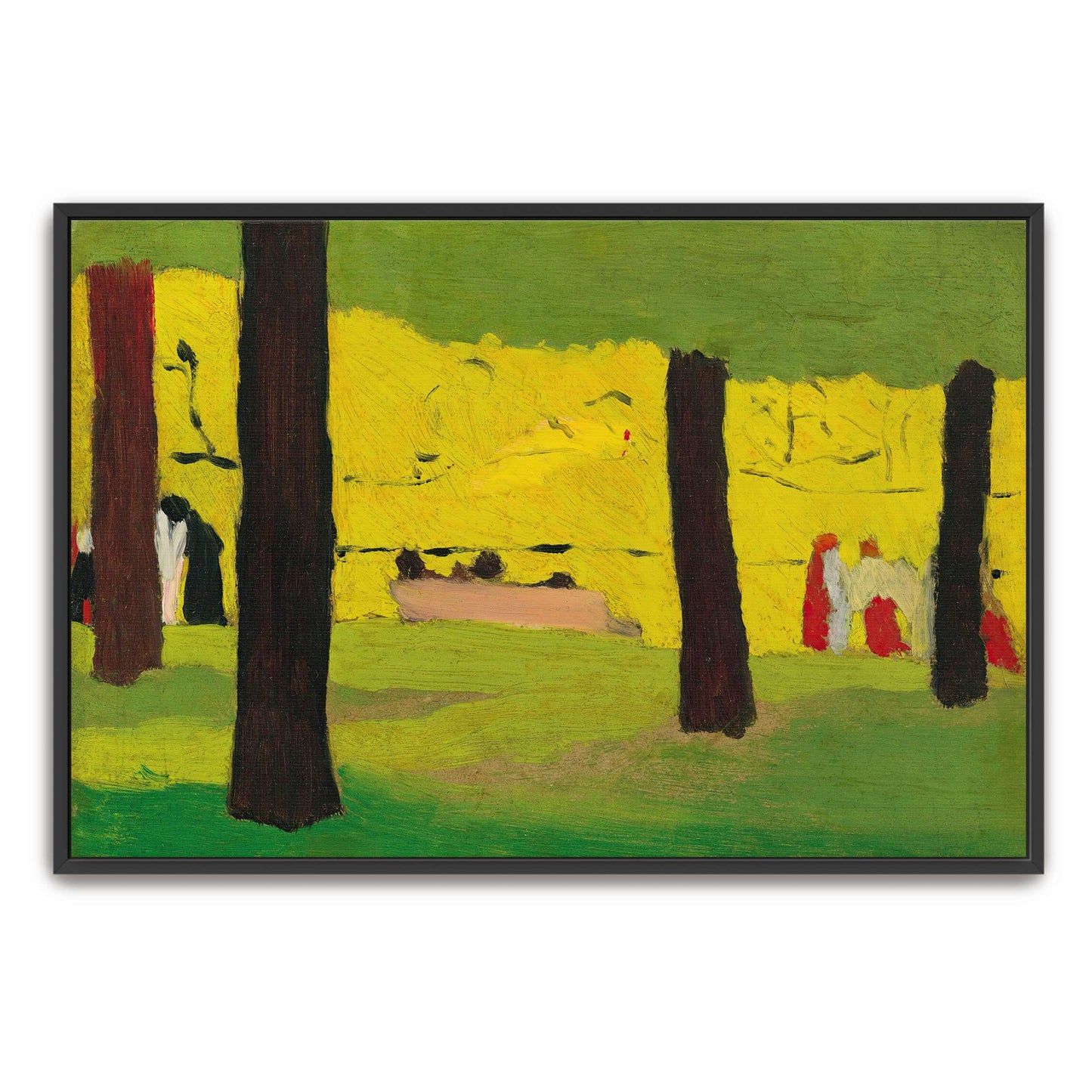 Park Scene with Figures and Trees by Édouard Vuillard
