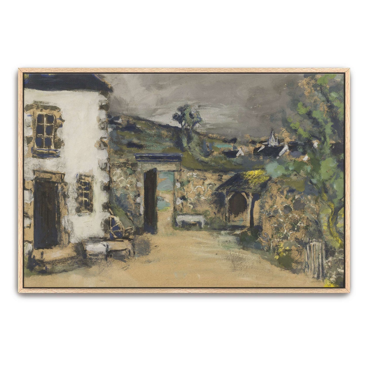 A Farmhouse in a Landscape by Édouard Vuillard