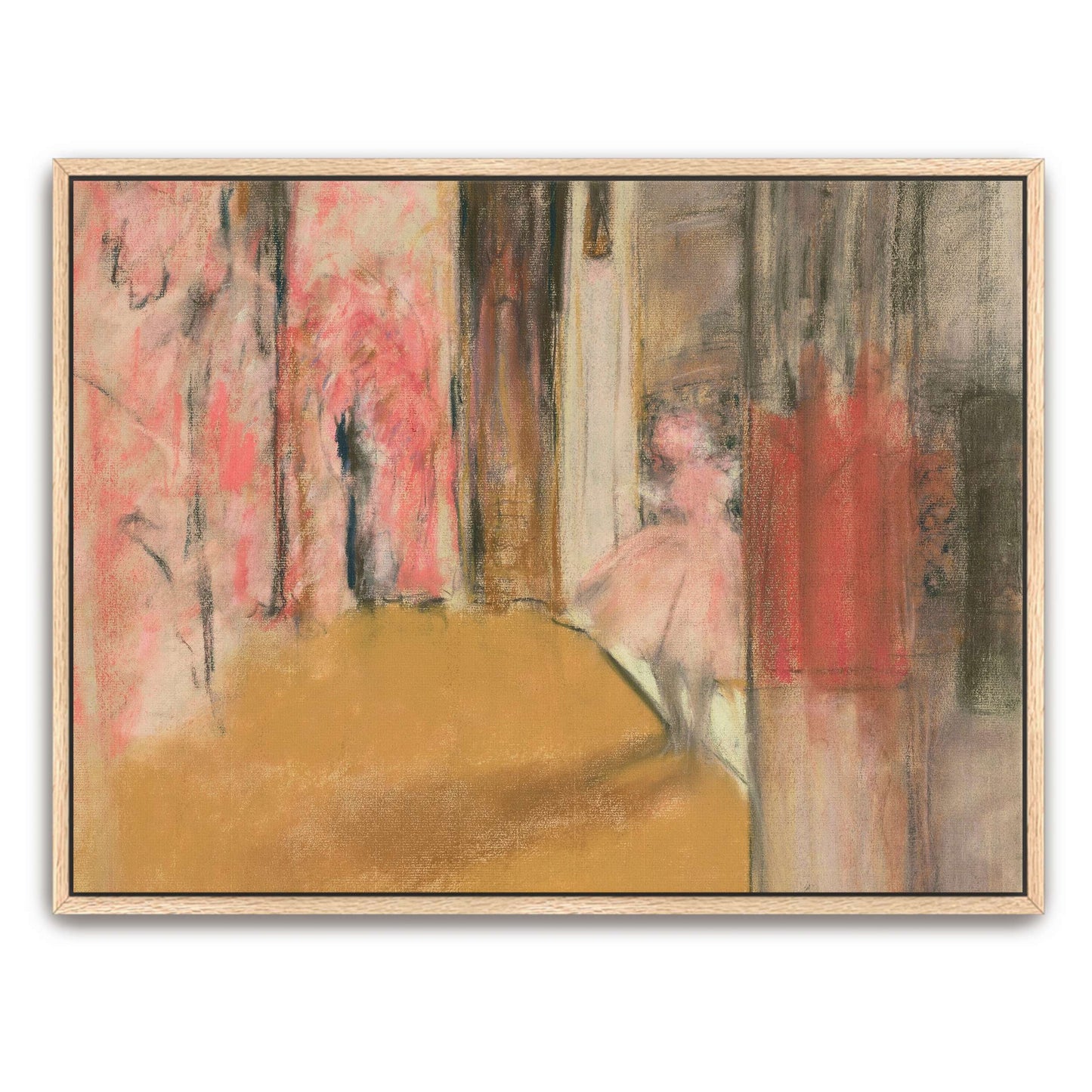 Backstage scene with a dancer by Édouard Vuillard