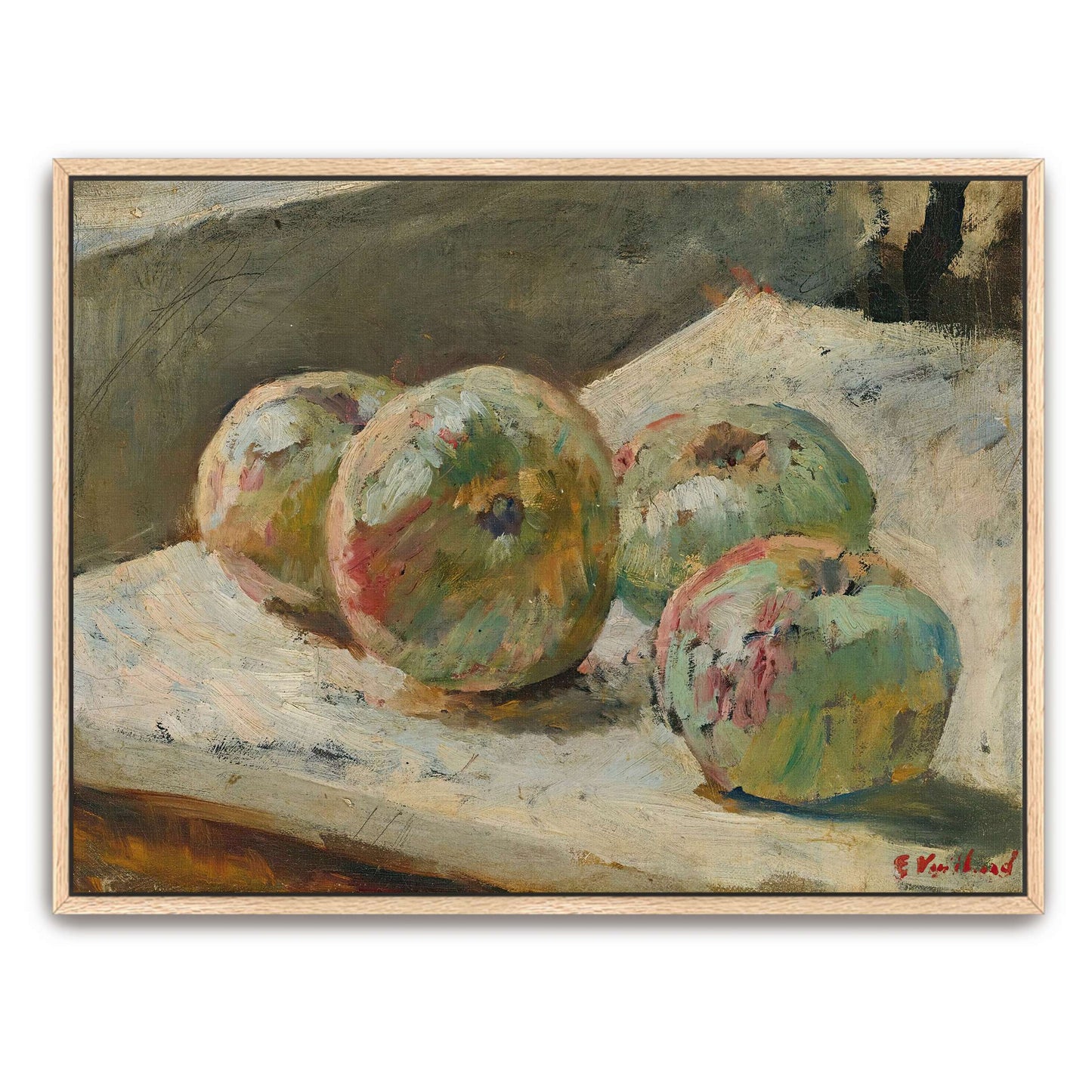 Still life with four apples by Édouard Vuillard