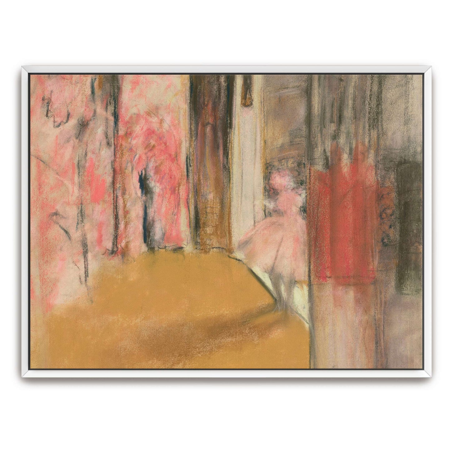 Backstage scene with a dancer by Édouard Vuillard