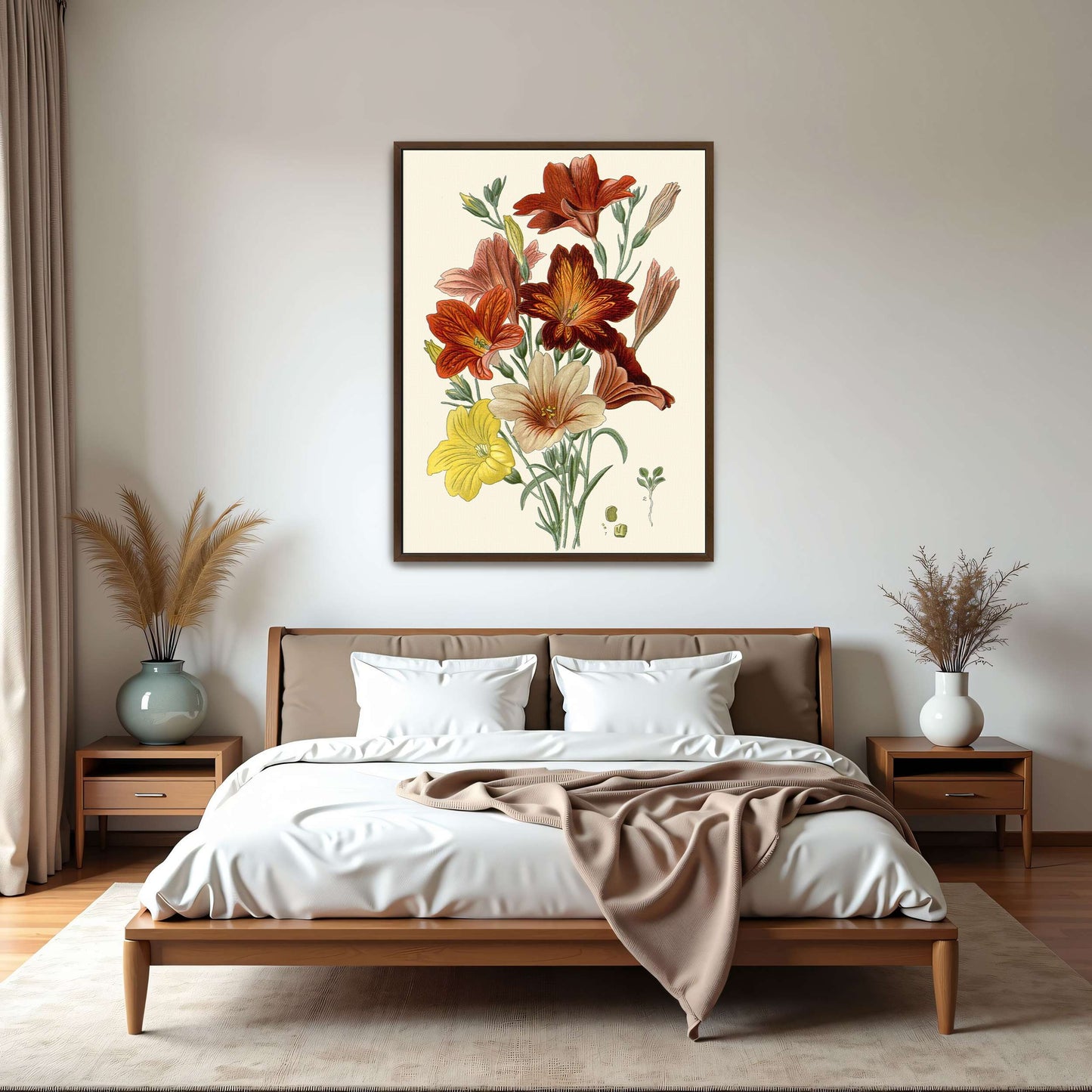 Botanical illustration of flowers by Edward Step