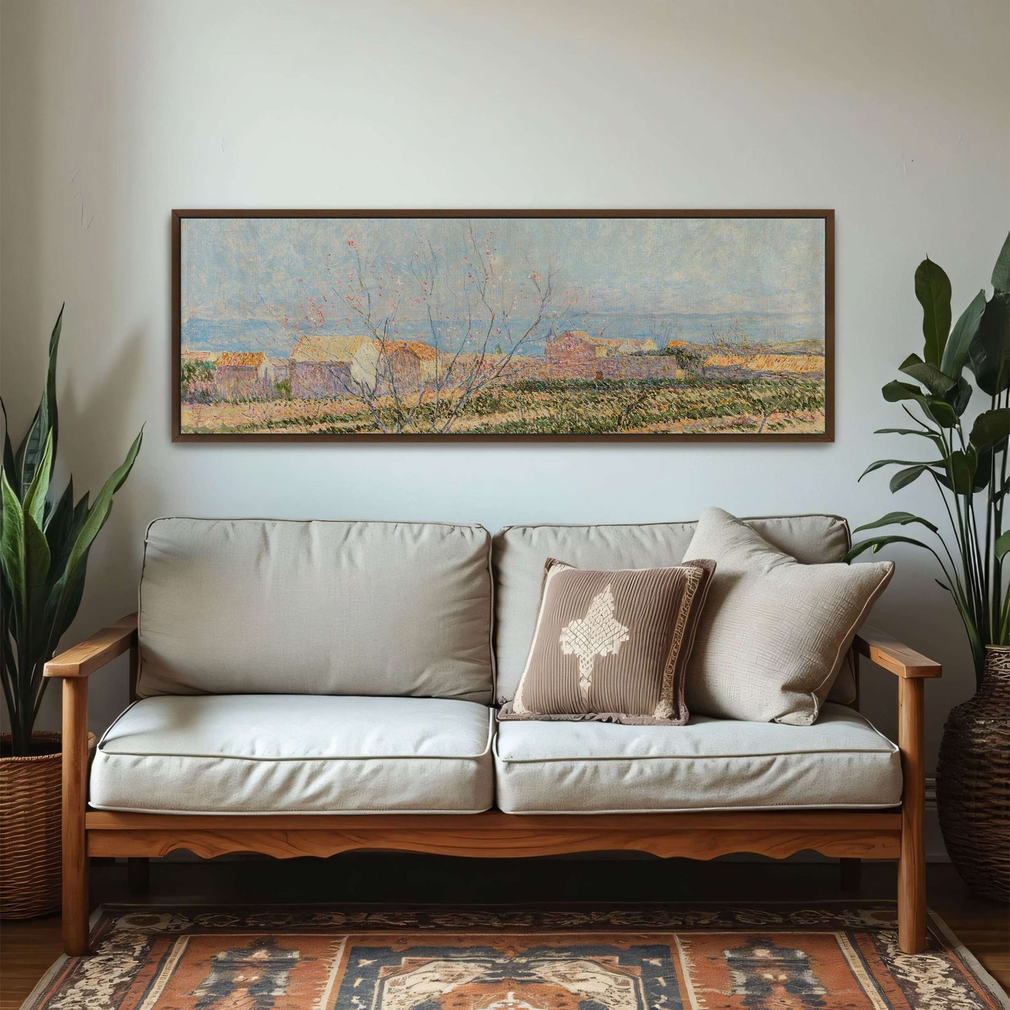 Countryside landscape with a tree by Paul Baum
