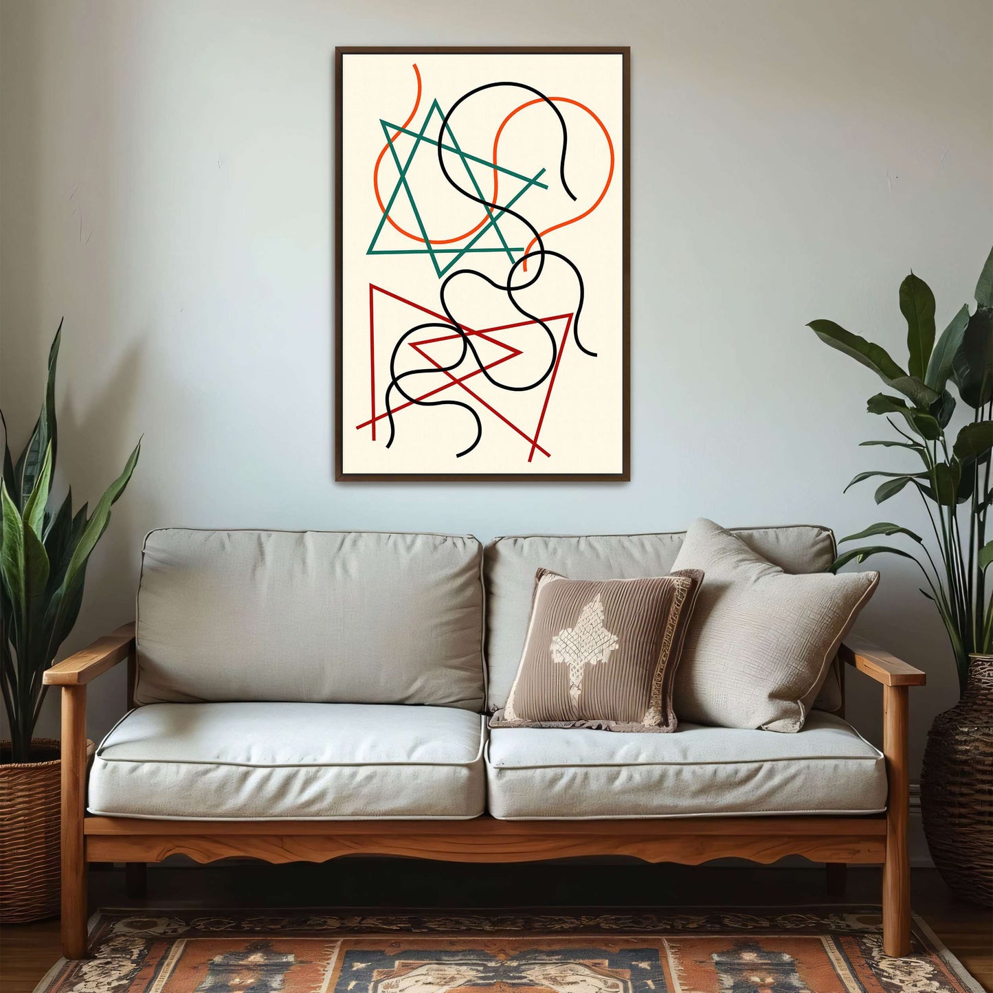 Abstract geometric line art by Myriam Thyes