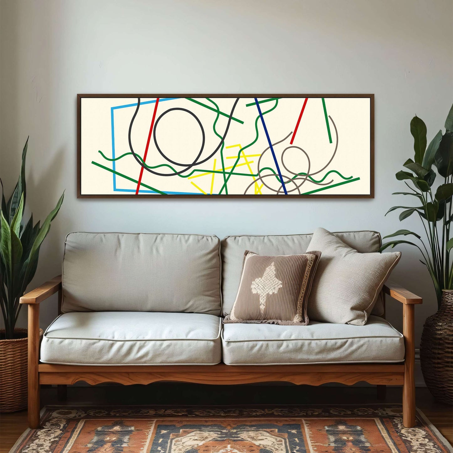 Abstract geometric lines and shapes by Myriam Thyes