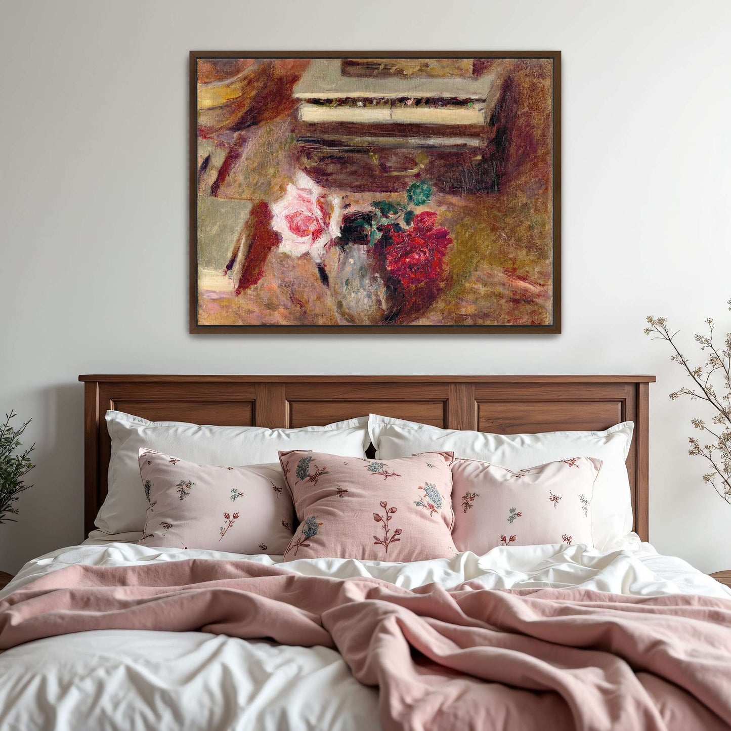 Still life with roses and a box by Édouard Vuillard