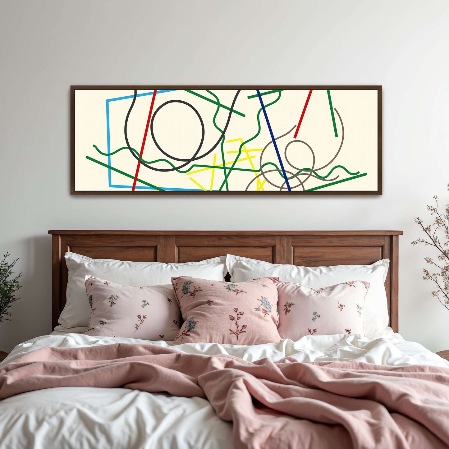 Abstract geometric lines and shapes by Myriam Thyes