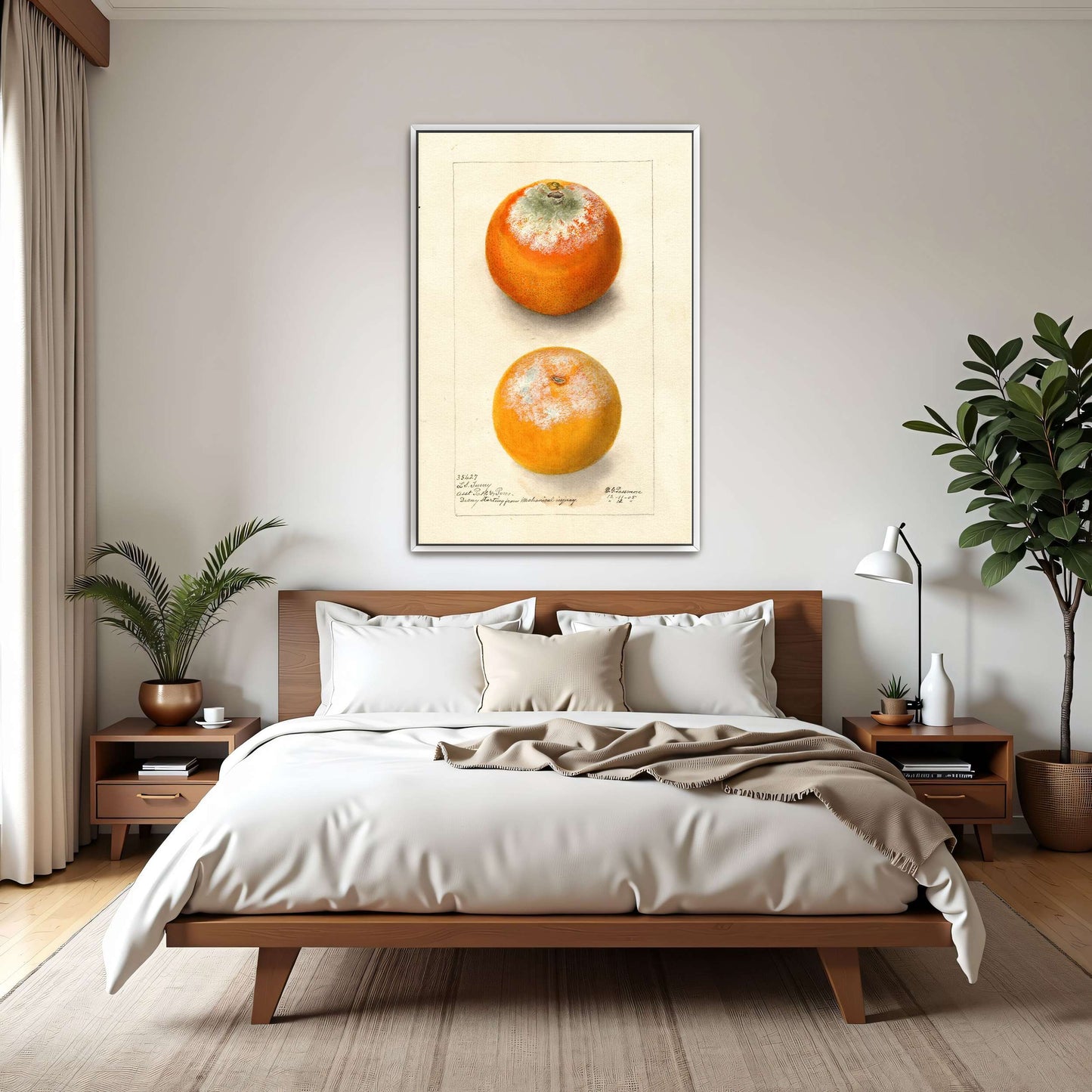 Moldy oranges, botanical study by Deborah Griscom Passmore