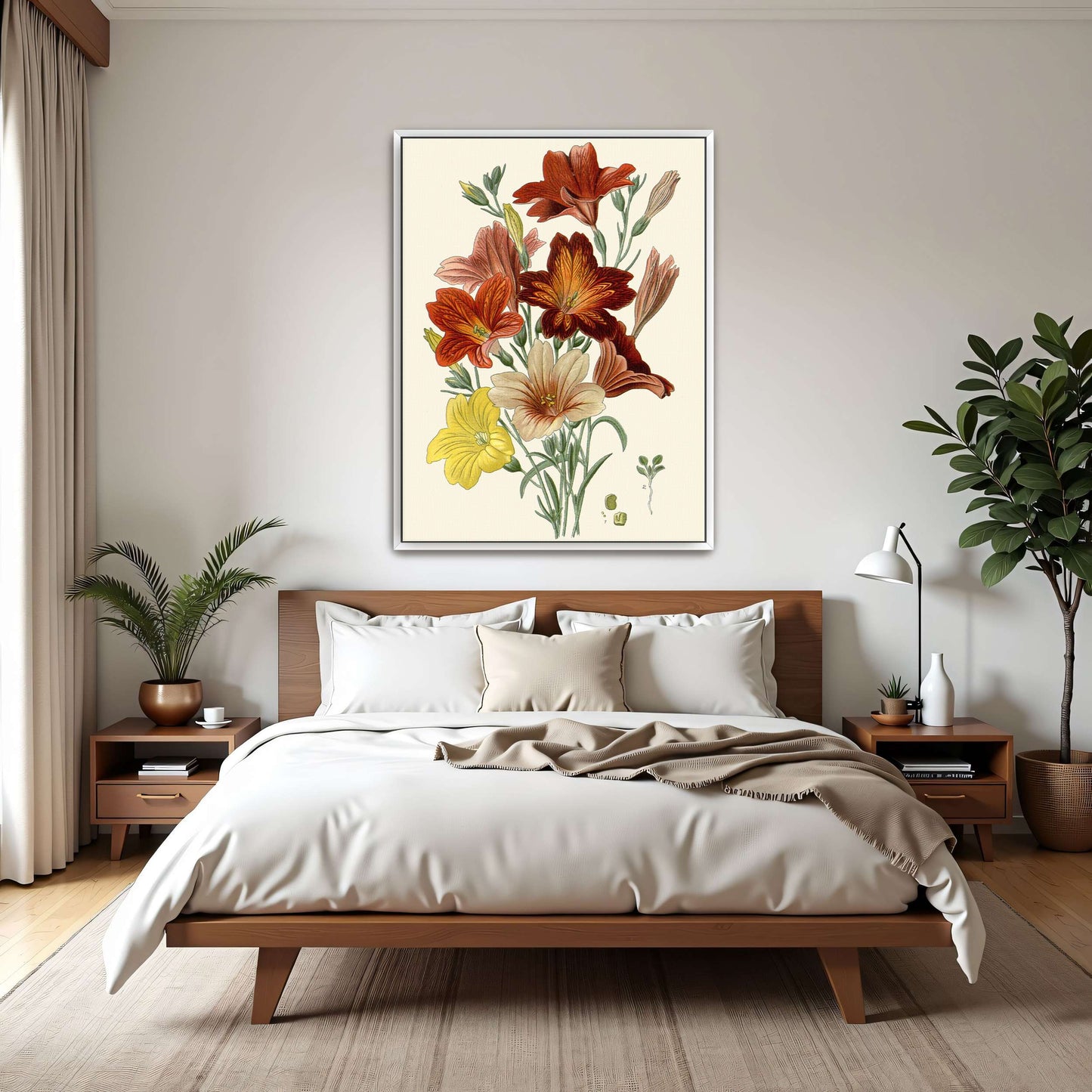 Botanical illustration of flowers by Edward Step
