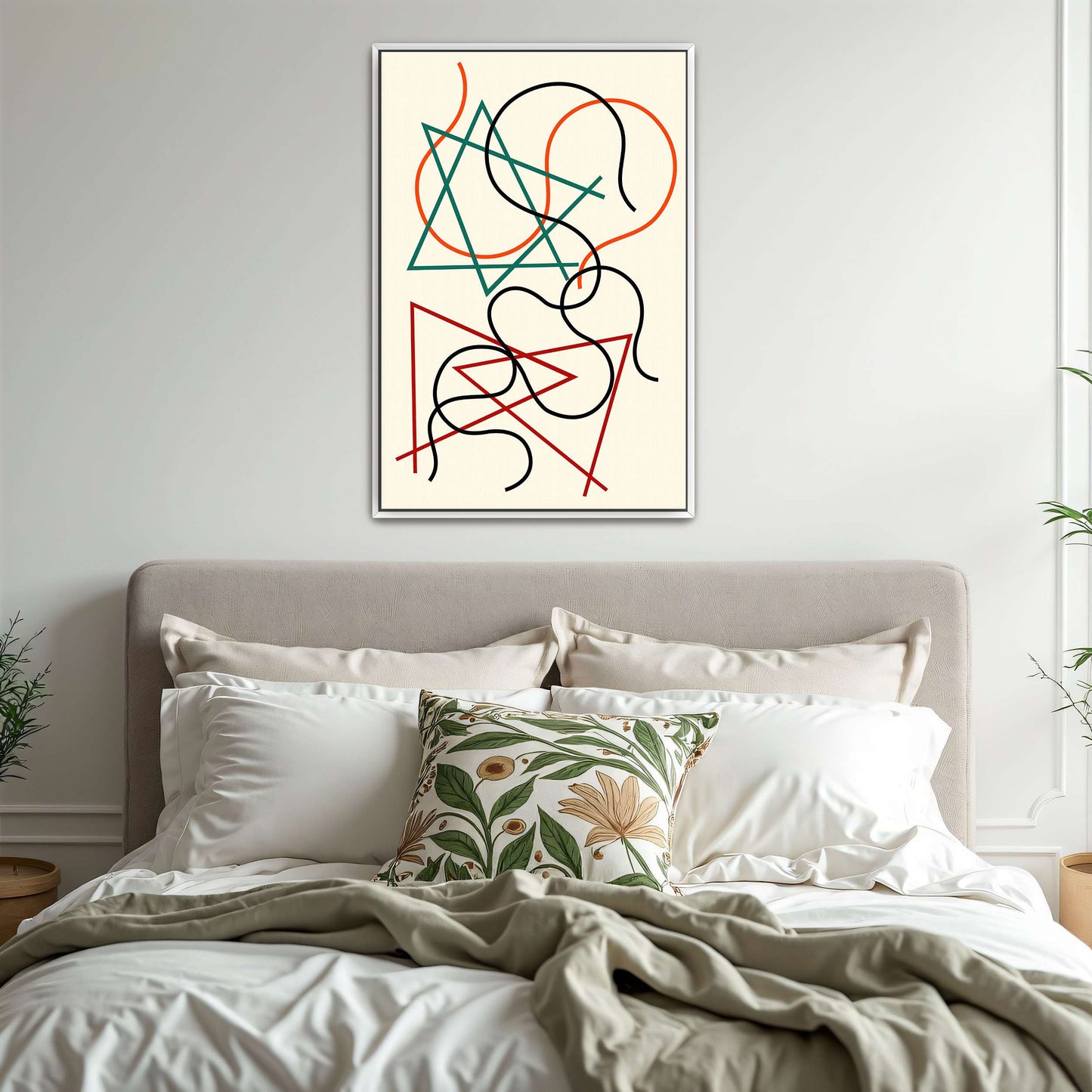Abstract geometric line art by Myriam Thyes