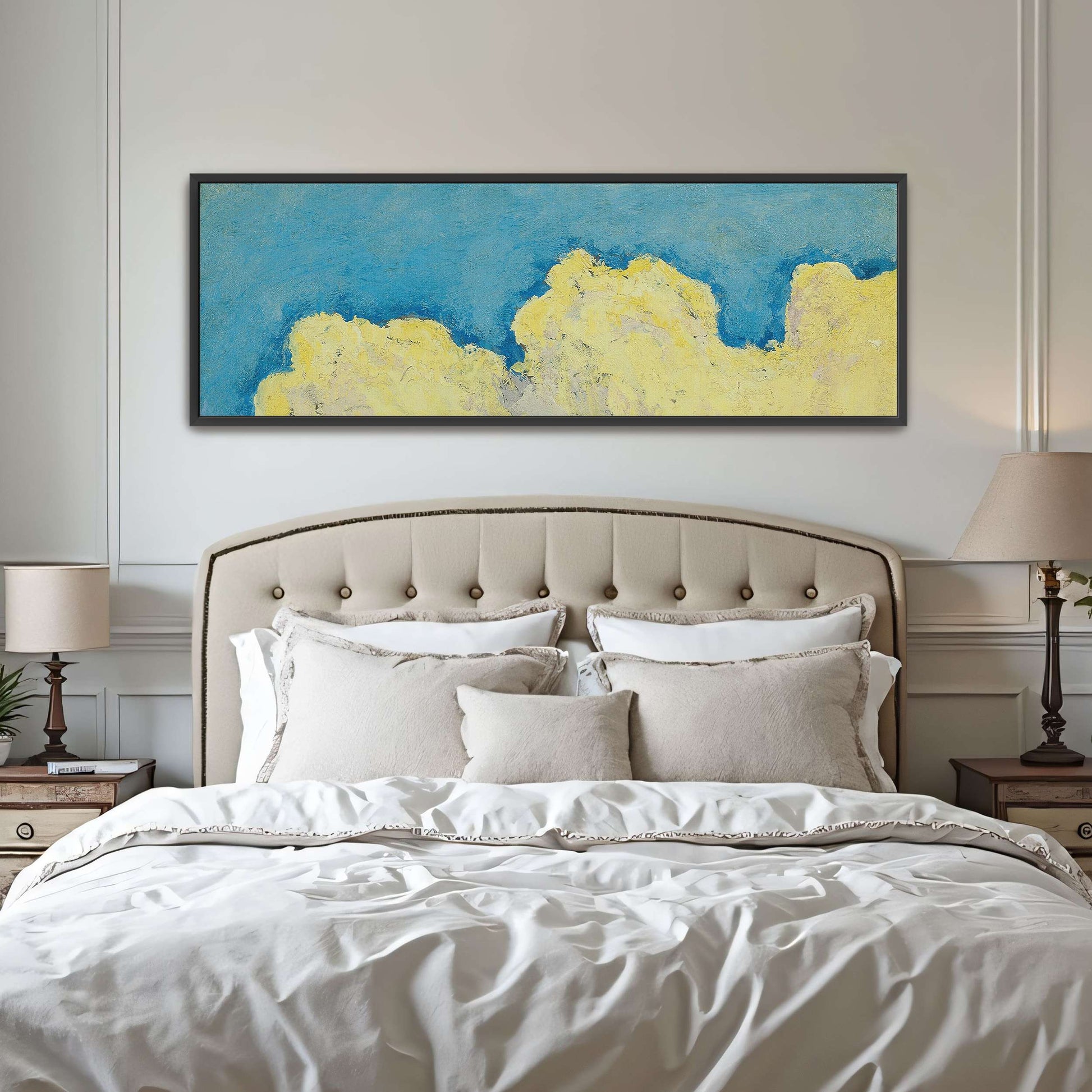 Abstract Cloud Landscape Painting by Koloman Moser