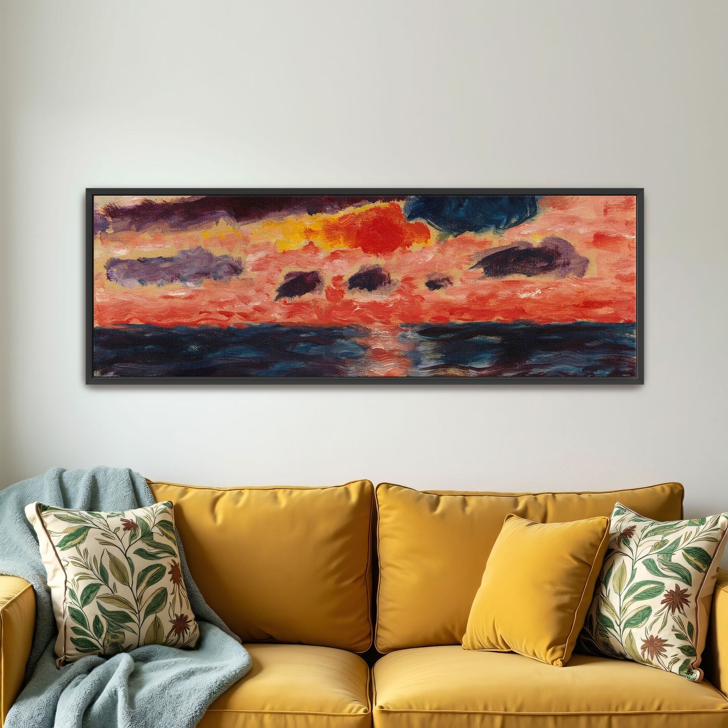 Abstract Seascape with Sunset by Alexej von Jawlensky