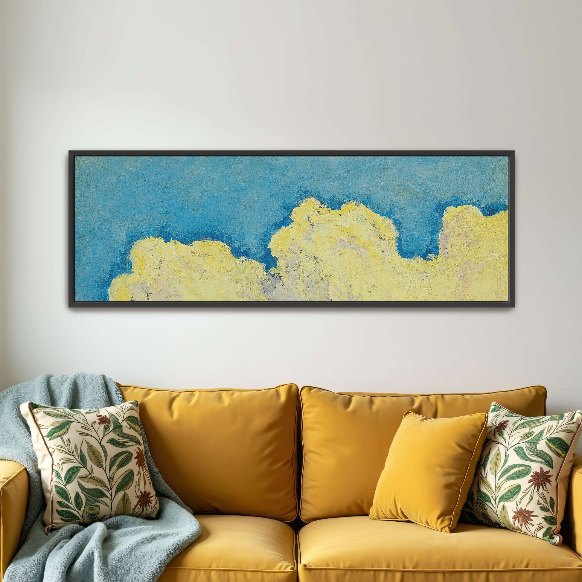 Abstract Cloud Landscape Painting by Koloman Moser