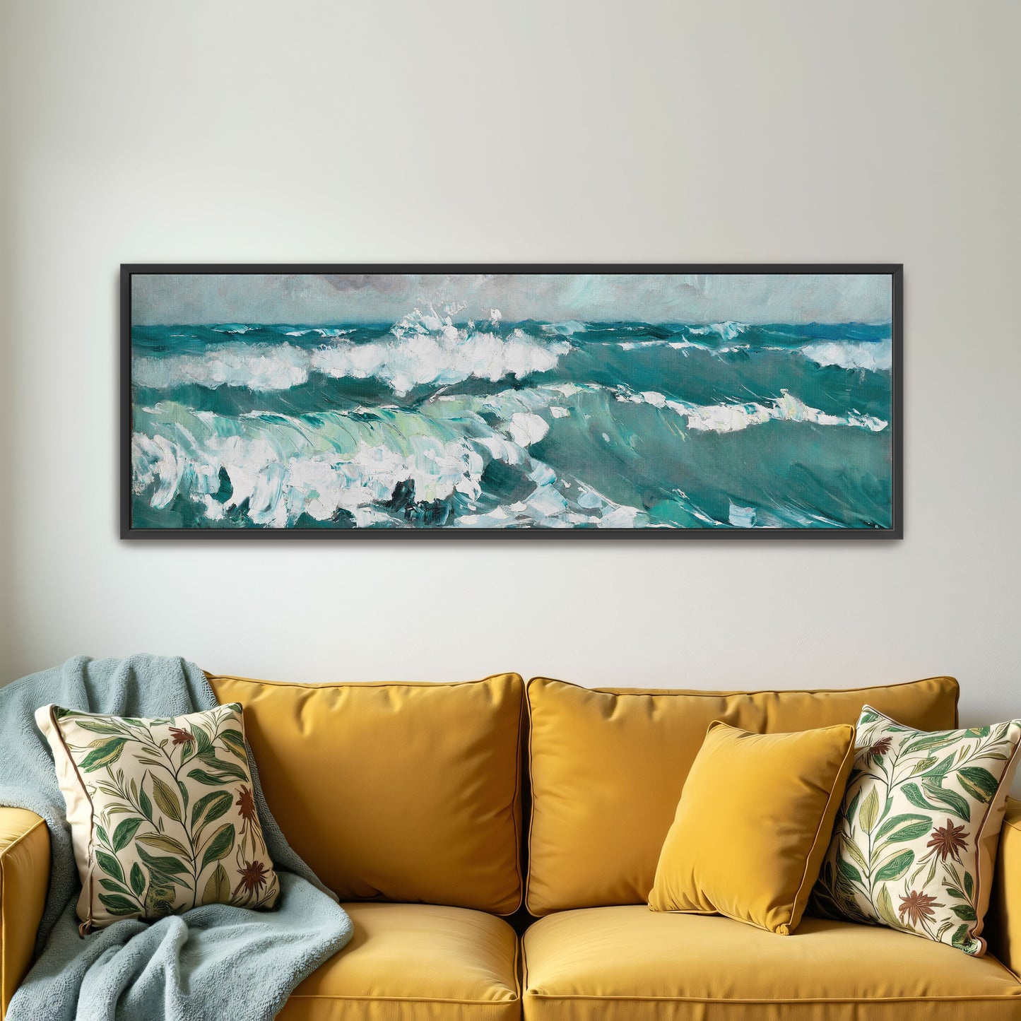 Impressionist Seascape with Whitecaps by Karl Hagemeister